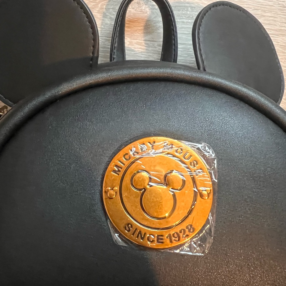 Disney Black and Gold Mickey Mouse Backpack - Picture 5 of 8